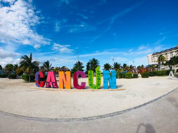 Cancun Photo taken from a gopro hero 7 black camera, Cancún Quintana Roo, Mexico cancun photos stock pictures, royalty-free photos & images