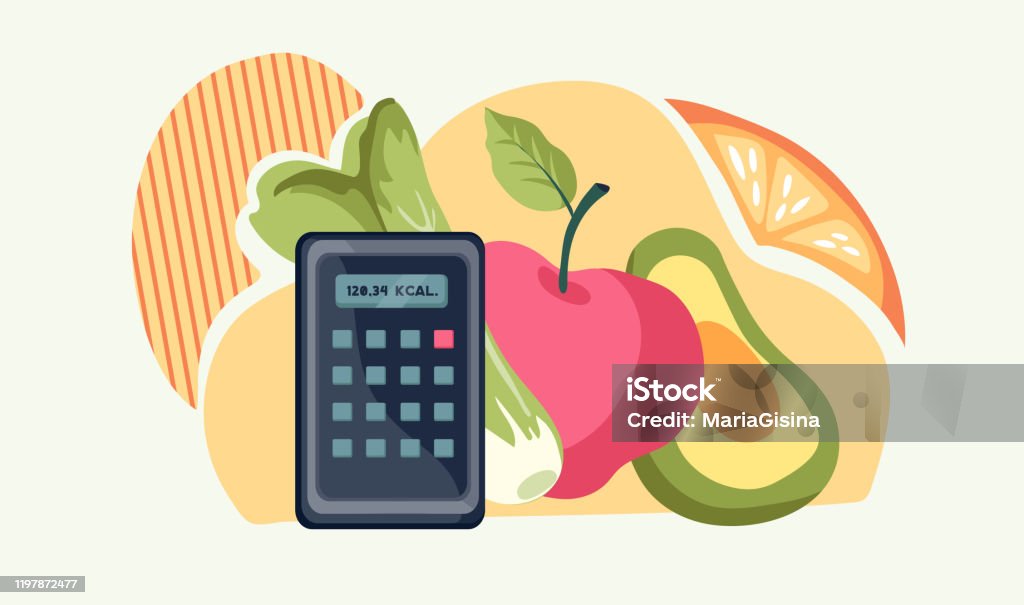 Vetores de Modelo Saudável Da Bandeira Da Dieta Com Com Ícones Do Alimento  E Calculadora Para Calorias Que Contam e mais imagens de Agenda pessoal -  iStock