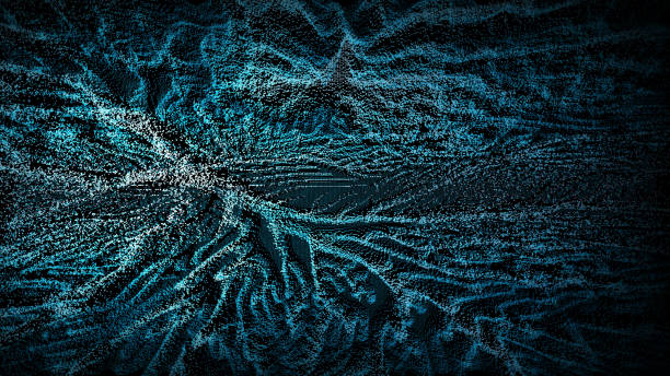 Neuron system Neuron cells system - 3d rendered image of Neuron cell network on black background. Hologram view  interconnected neurons cells with electrical pulses. Conceptual medical image.  Glowing synapse.  Healthcare concept. synapse photos stock pictures, royalty-free photos & images
