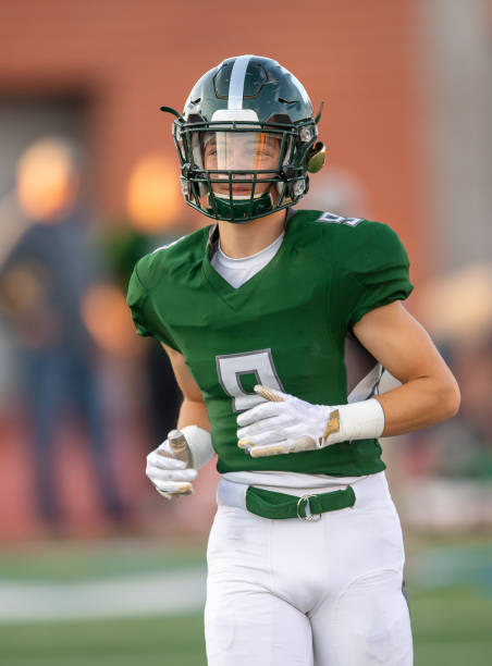 istock Young Football Player in Action During a Game 1197877342
