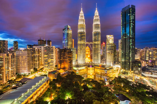 istock Kuala Kumpur Skyline at Dusk, Malaysia 1197885843