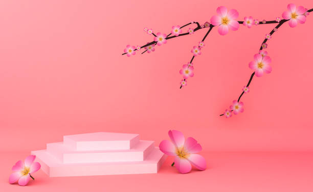 istock Display background for Cosmetic product presentation. Empty showcase, 1197888433