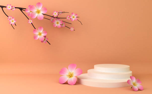 istock Display background for Cosmetic product presentation. Empty showcase, 1197888505