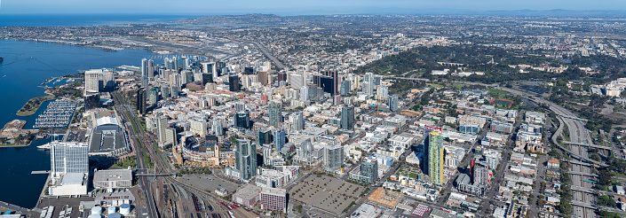 Aerial image of downtown San Diego