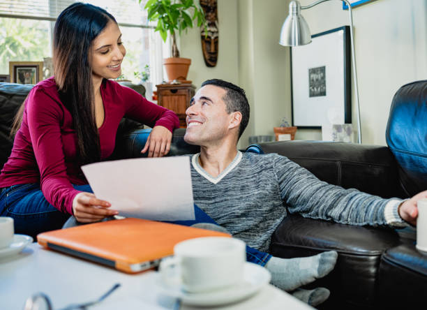 istock Multi ethnic Couple financial planning 1197890911