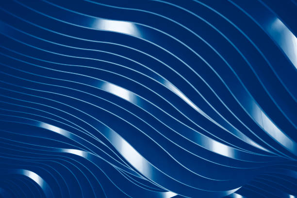 istock wavy texture color. Classic blue toning trend 2020 color 1197891353