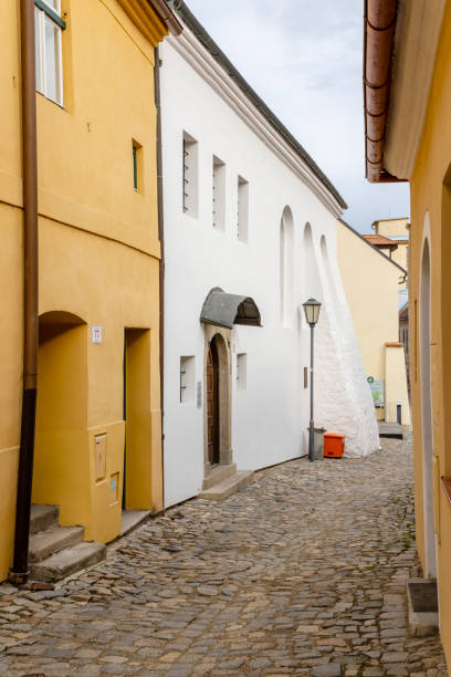 istock town Trebic, UNESCO site, (oldest Middle ages settlement of jew community in Central Europe), Moravia, Czech Republic 1197892646