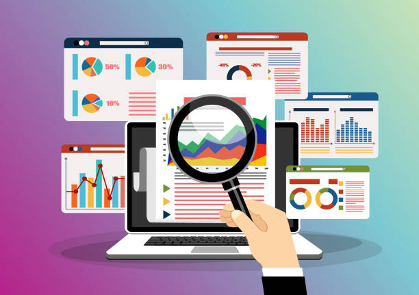 istock Vector web banner for business analytic finance graph report and business investment planning concept 1197899951