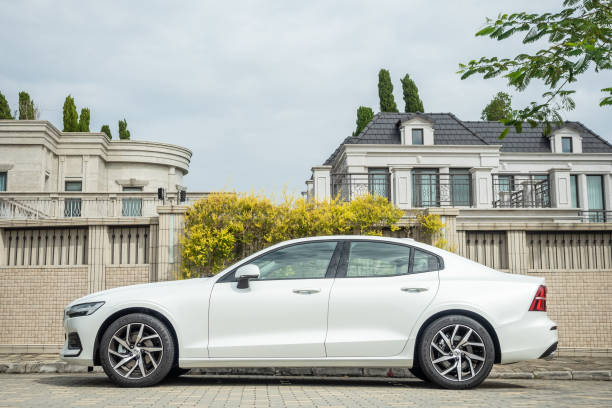 Volvo S60 Test Drive Day Hong Kong, China Oct, 2019 : Volvo S60 Test Drive Day on Oct 30 2019 in Hong Kong. saloon car stock pictures, royalty-free photos & images