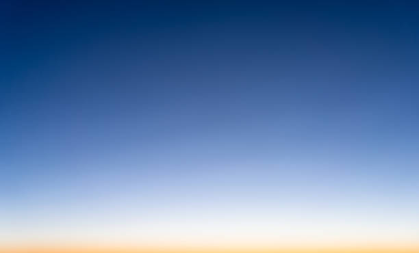 istock Natural graduated clear evening sky 1197903052