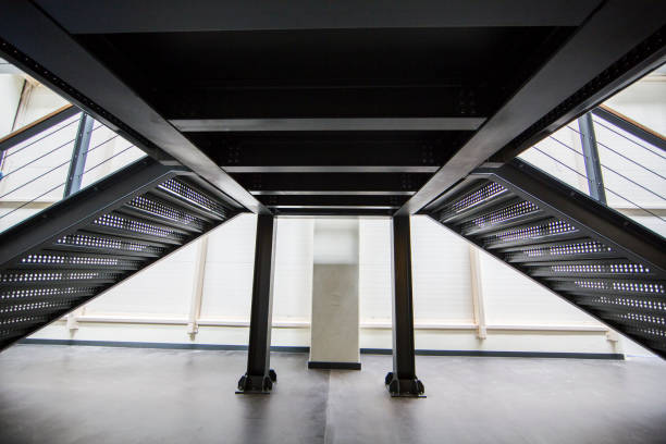 istock Modern stairs in luxury and spacious. 1197903811