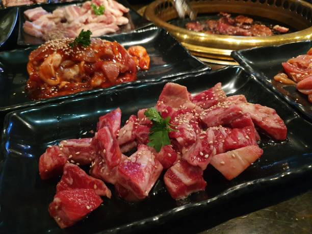 istock Assorted kind of meats for B.B.Q. grill 1197906742