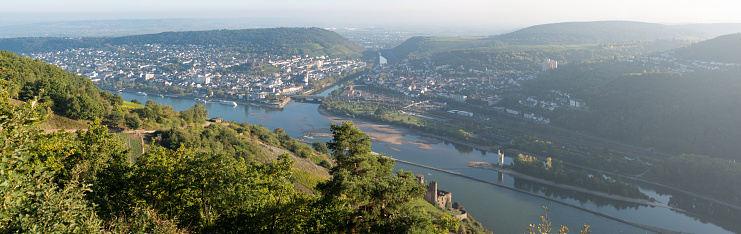 Panorama Germany famous The Bingen high resolution