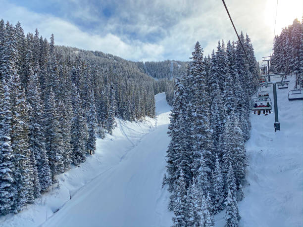 istock Ski lift resort Colorado USA 1197909733