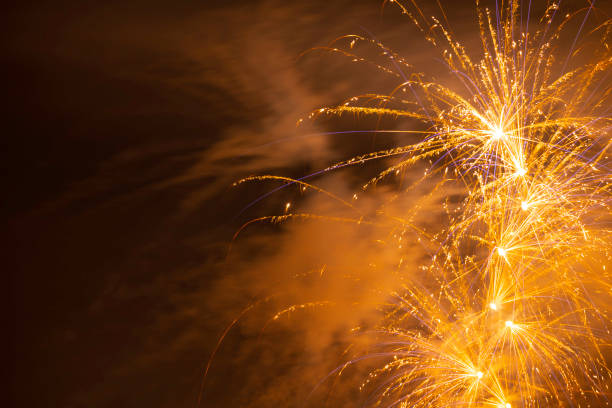 an abstract colourful fireworks show