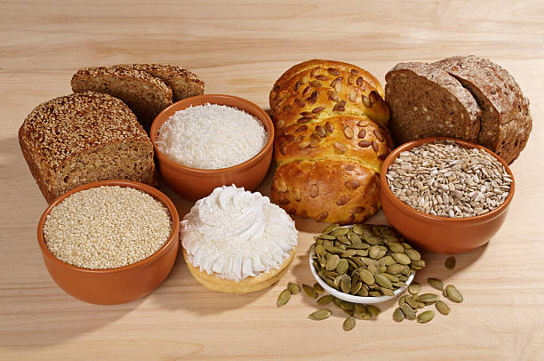 istock Variety of bread and ingredients 119791530