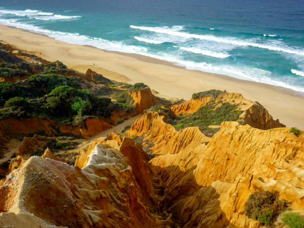 istock beach with wonderful rock formations 1197918436