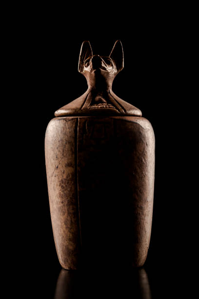 istock Ancient Egyptian Canopic Jar Duamutef 1197921757