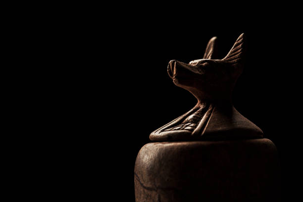 istock Ancient Egyptian Canopic Jar Duamutef 1197921762