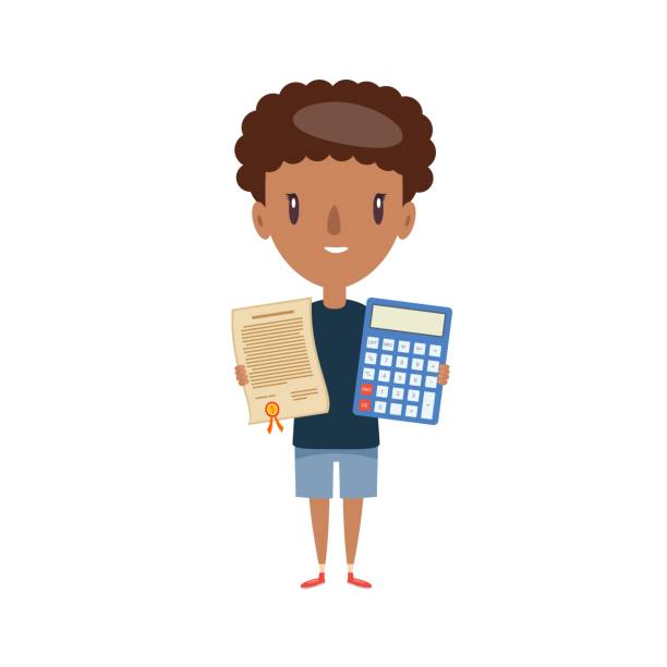 istock Smiling school kid. Cheerful elementary school student, kindergarten pupil cartoon character 1197921836