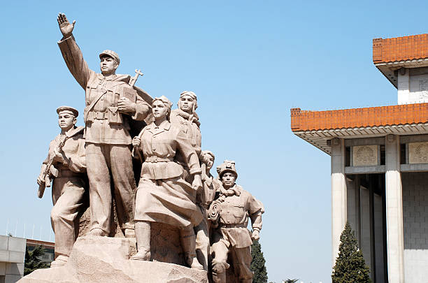 istock Monument Mao and Chinese People(Beijing,China) 119792221