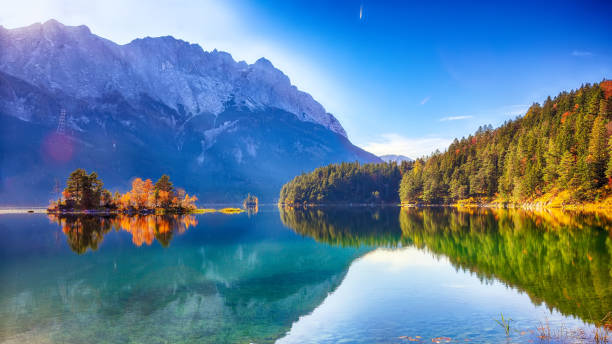 istock Faboulus autumn landscape of Eibsee Lake 1197924732