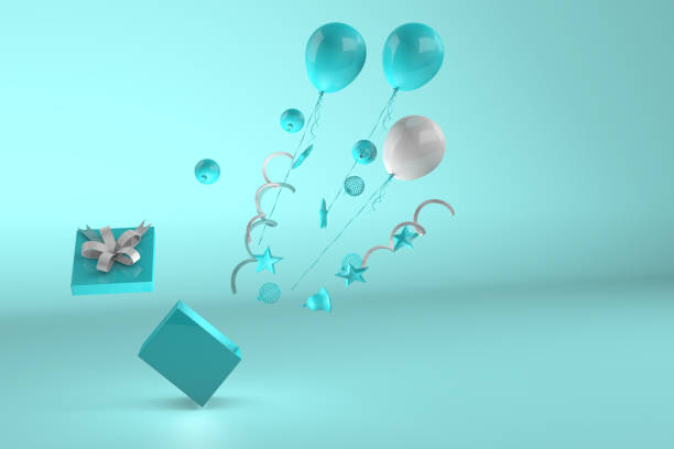 istock 3d rendering of Birthday, holiday or party celebration concept. 1197926773