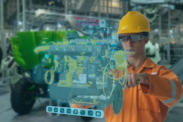 Photo of Engineering use augmented mixed virtual reality integrate artificial intelligence combine deep, machine learning, digital twin, 5G, industry 4.0 technology to improve management efficiency quality