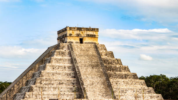 istock The Ancient Mayan Ruins in Mexico in a sunny day 1197933506