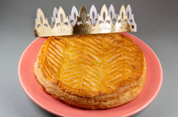 istock French king cake and crown 1197933615