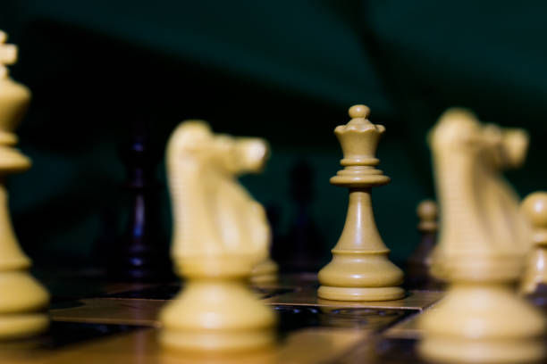 istock Chess photographed on a chessboard 1197937445