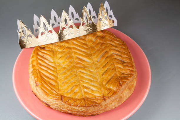 istock French king cake and crown 1197937548