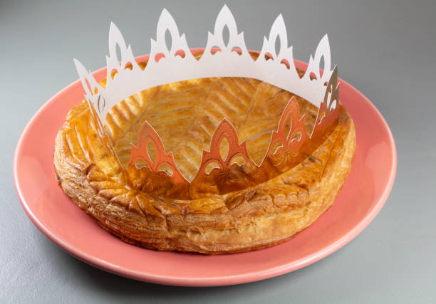 istock French king cake and crown 1197938269