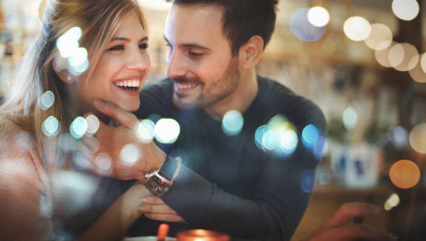 istock Date night in a coffee place. 1197938568