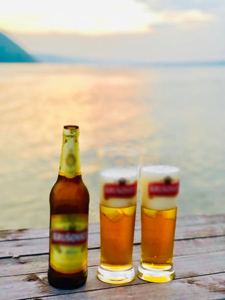 istock Beer at the Sunset, Lake Baikal 1197946386