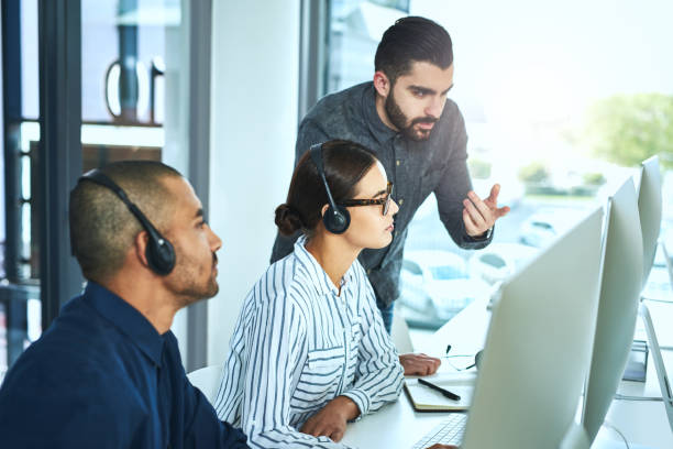 istock Ensuring his team are well-prepared to handle any call 1197955006