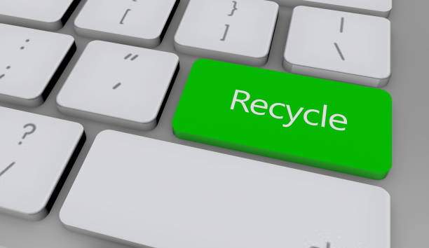 istock 3d rendering of reduce, reuse, recycle concept. 1197961067