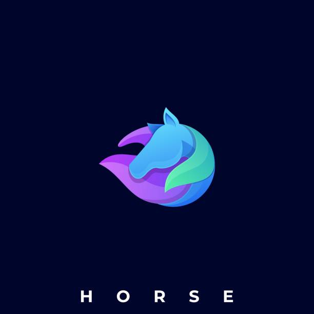 Abstract Horse Illustration Vector Template Abstract Horse Illustration Vector Template. Suitable for Creative Industry, Multimedia, entertainment, Educations, Shop, and any related business. charismatic racehorse stock illustrations