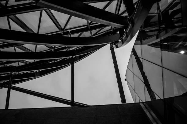 istock Curve, line, metal, glass 1197964522