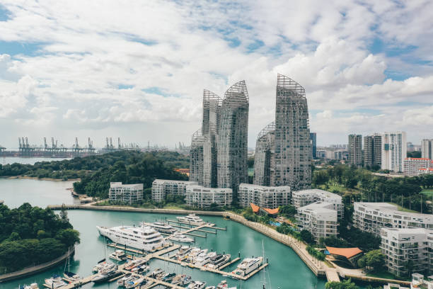 istock Homes in Singapore seen from above 1197977953