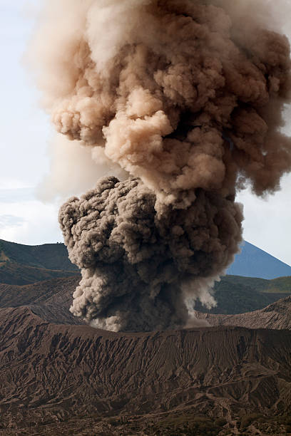 istock Mt. Bromo emits thick smoke during 2010 eruption 119797804