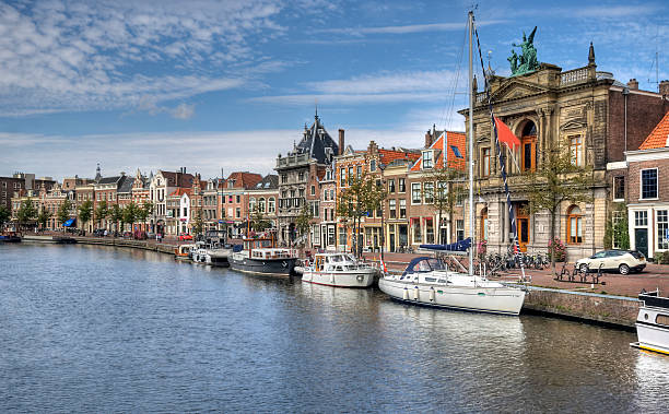 Haarlem, Holland  canal house photos stock pictures, royalty-free photos & images