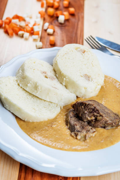 istock Czech Beef tenderloin and cream sauce 1197994192