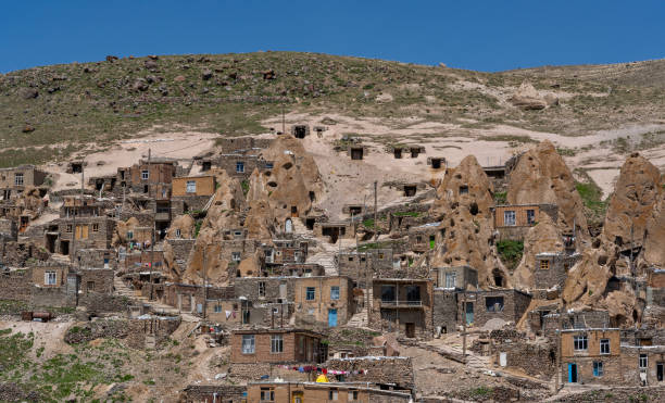 istock Kandovan Iran View Village 1197996294