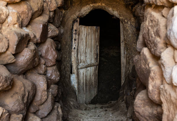 istock Kandovan Iran Door Cave 1197997024