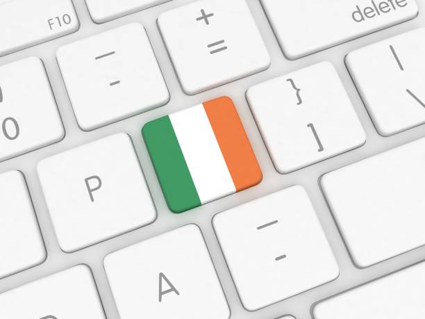 istock Ireland flag keyboard 1197998450