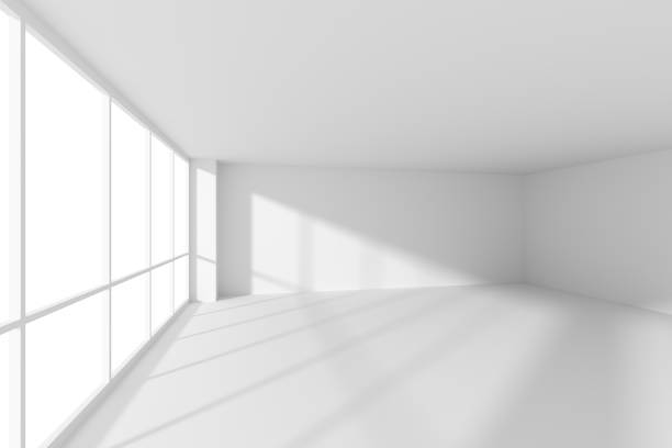 istock White empty business office room with sunlight from large windows. 1198002245