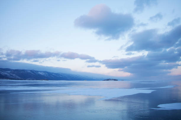 istock Ogoi island, Lake Baikal, winter landscape 1198007103