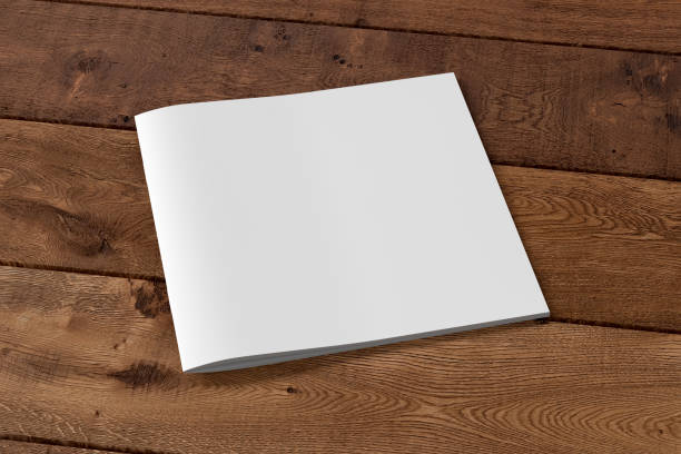 istock Blank square brochure or booklet cover 1198015682