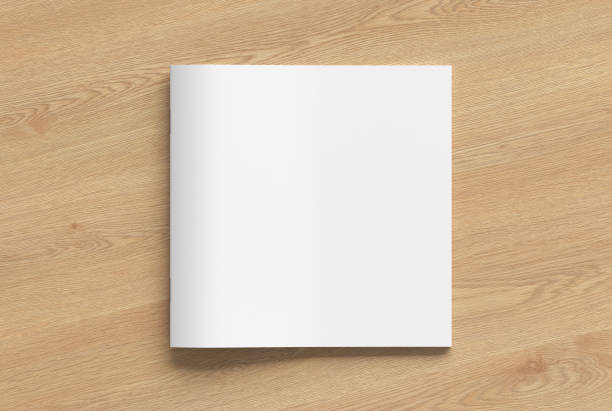 istock Blank square brochure or booklet cover 1198015698